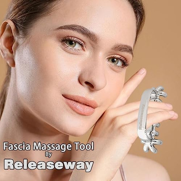 Stainless Steel Facial Massage Tool For Deep Tissue Massage And Cellulite Reduction - Unbreakable And Soft Tissue Massage Tool For Self Myofascial Release (Patent Pending)…