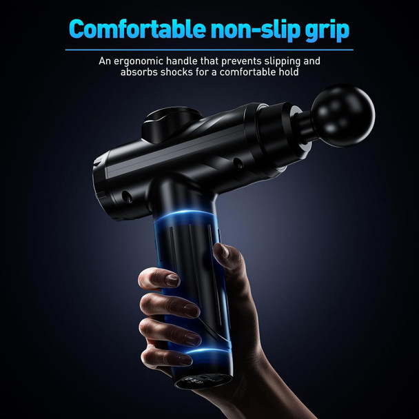 Massage Gun, Deep Tissue Percussion Massager For Pain Relief, Super Quiet Portable Body Relaxation Electric Muscle Massage Gun With 10 Attachment 30 Speed