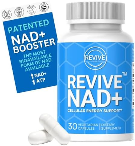 Nad Supplement - Revive Nad+ Doctor Formulated Patented Nad+ Booster For Cellular Healing & Repair, Maximum Bioavailable Nicotinamide Riboside As An Nmn Alternative.