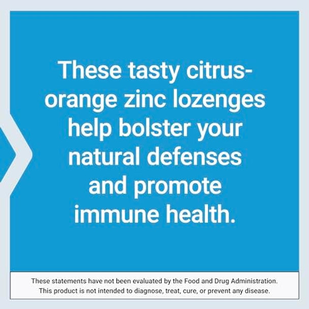 Life Extension Zinc Lozenges – Citrus-Orange Flavor – For Healthy Protein Synthesis & Immune Health - Inflammation Management Supplement - Gluten-Free, Non-Gmo – 60 Vegetarian Lozenges