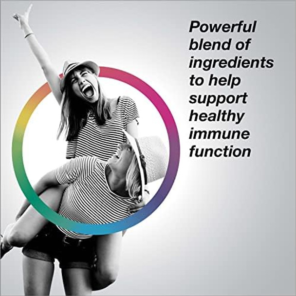 Rainbow Light Counter Attack Immune Support, Dietary Supplement Provides Immune Support, With Vitamin C, Zinc And 3 Targeted Herbal Blends, Vegan And Gluten Free, 90 Count
