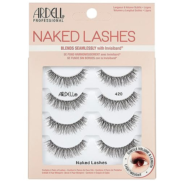 Ardell False Eyelashes, Natural 110, 5 Pair + Bonus Pair Multipack For Eye-Lifting Effect