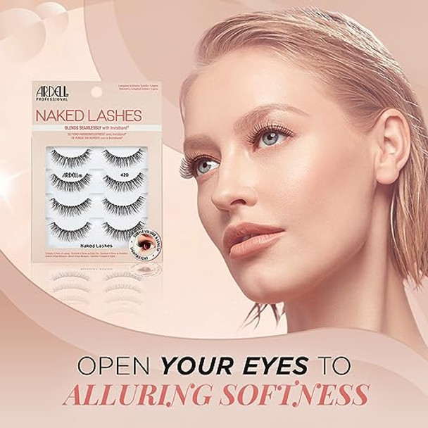 Ardell False Eyelashes, Natural 110, 5 Pair + Bonus Pair Multipack For Eye-Lifting Effect