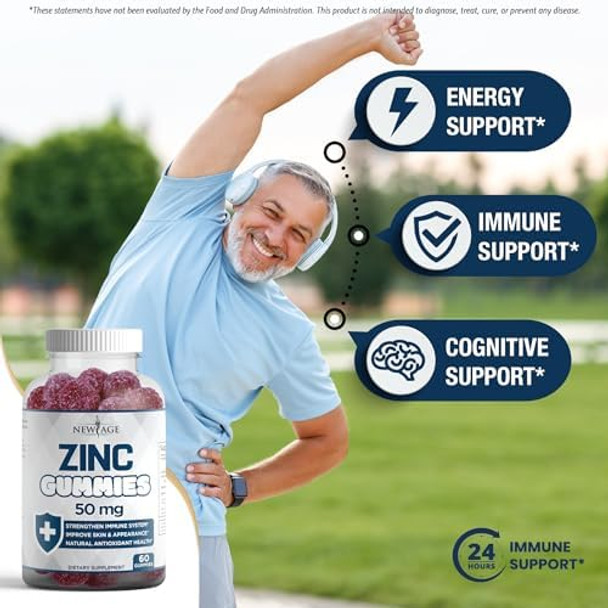 Age Immune Defense Combo - 2 Pack - Vitamin D3 Gummies 5000 Iu 125Mcg & High Potency Zinc Gummies, Immune Booster 120 Count Age Immune Defense Combo - 2 Pack - Vitamin D3 Gummies 5000 Iu 125Mcg & High Potency Zinc Gummies, Immune Booster 120 Count