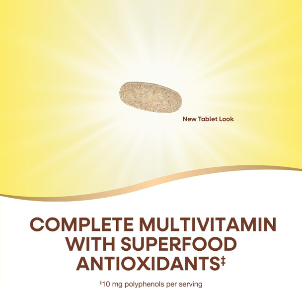 Nature’S Way Alive Men’S 50+ Complete Multivitamin, Supports Multiple Body Systems, Supports Cellular Energy, High Potency B-Vitamins, Gluten-Free, 130 Tablets