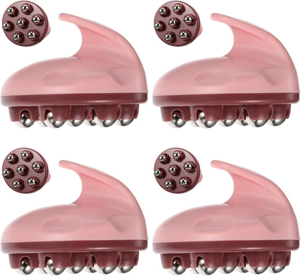 Beavorty 4Pcs Roller Ball Massager Body Massager Acupoint Massager Massage Ball Feet Massager Convenient Foot Massager Mushroom Massage Tools Home Accessory Back Massager Neck