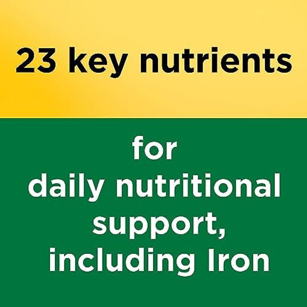 Nature Made Multivitamin Tablets With Iron, Multivitamin For Women And Men For Daily Nutritional Support, 130 Tablets, 130 Day Supply