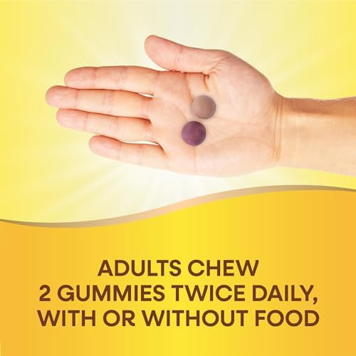 Nature'S Way Alive Daily Calcium & Vitamin D3 Gummies, Bone Support, Immune Support, Strawberry And Raspberry- Lemonade Flavored, 60 Gummies (Packaging May Vary)