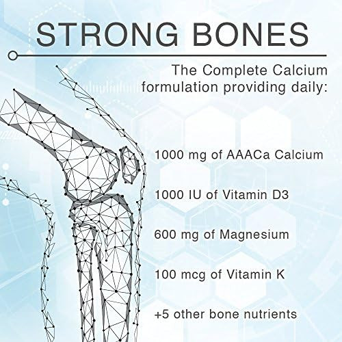 Lane Innovative - Advacal Ultra 1000, Bone Building Calcium, Including Vitamin D3 And Magnesium, Easy Absorption (40 Servings)