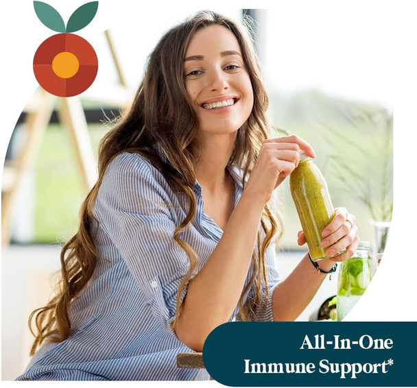 Pattern Wellness Zinc Complex Supplement - High Absorption Zinc Supplement With Vitamin C, Probiotics, And Other Plant-Based Ingredients - All-In-One Immune Support - 3Rd Party Lab - 30 Vegan Capsules
