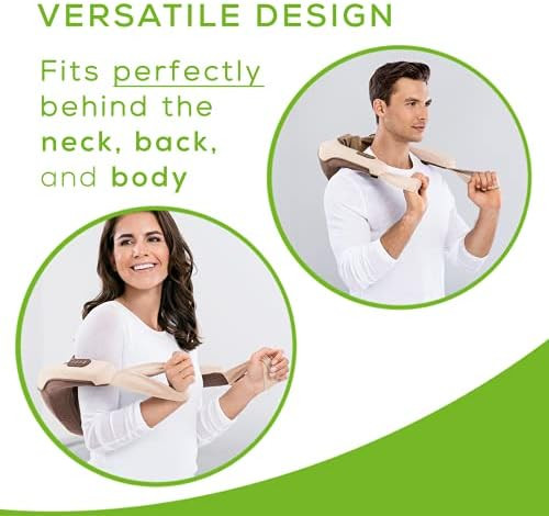Beurer Shiatsu Neck And Back Massager With Heat  4D Kneading Deep Tissue Neck Massager And Shoulder Massager, Back Pain And Muscle Pain Relief  Shiatsu Massage Mg153