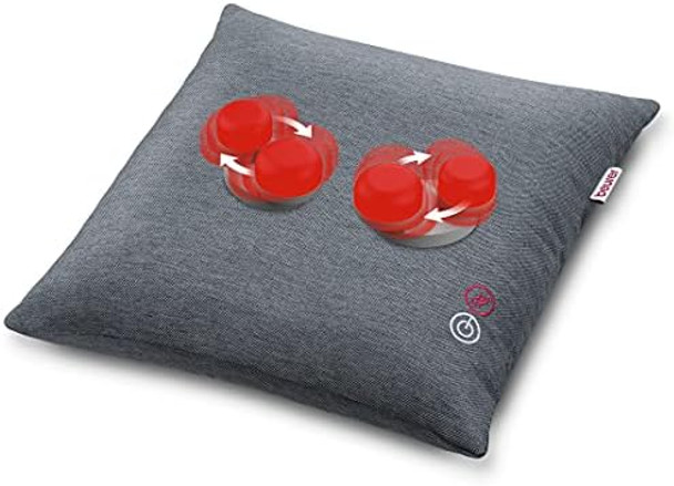 Beurer Shiatsu Neck And Back Massager With Heat  4D Kneading Deep Tissue Neck Massager And Shoulder Massager, Back Pain And Muscle Pain Relief  Shiatsu Massage Mg153