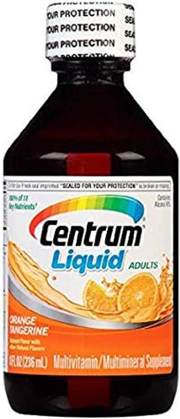 Centrum Liquid Multivitamin For Adults, Multivitamin/Multimineral Supplement With B Vitamins And Antioxidants, Citrus Flavor - 8 Fl Oz