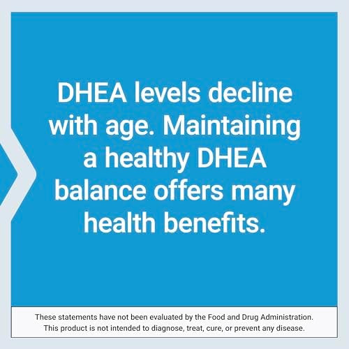 Life Extension Dhea - For Hormone Balance, Immune Support, Sexual Health, Bone & Cardiovascular Health And Anti-Aging And Mood Support Non-Gmo, Gluten-- 60 Vegetarian Capsules
