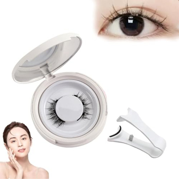 Kraftymagnetic Eyelashes, Premium Magnetic Lashes No Glue Or Eyeliner Needed, Reusable Natural Look Magnetic Eyelashes With Applicator (2)