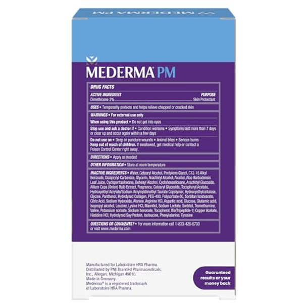 Mederma Pm Intensive Overnight Scar Cream, Works With Skin'S Nighttime Regenerative Activity, Clinically Shown To Make Scars Smaller And Less Visible, 1.0 Oz (28G)
