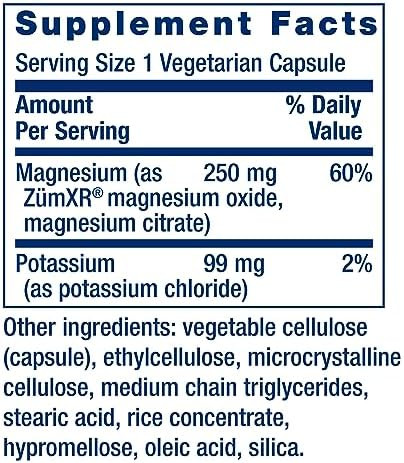 Life Extension Potassium With Extend-Release Magnesium – Heart Health Supplement For Blood Pressure Support With Two Essential Minerals – Non-Gmo, Vegetarian, Gluten-– 60 Capsules