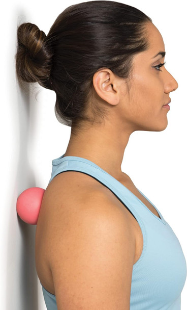 Optp Super Pinky Ball – Moderately Firm Density Deep Tissue Massage Ball For Back Pain, Shoulder Tension Relief, Sore Muscles, Plantar Fasciitis And More