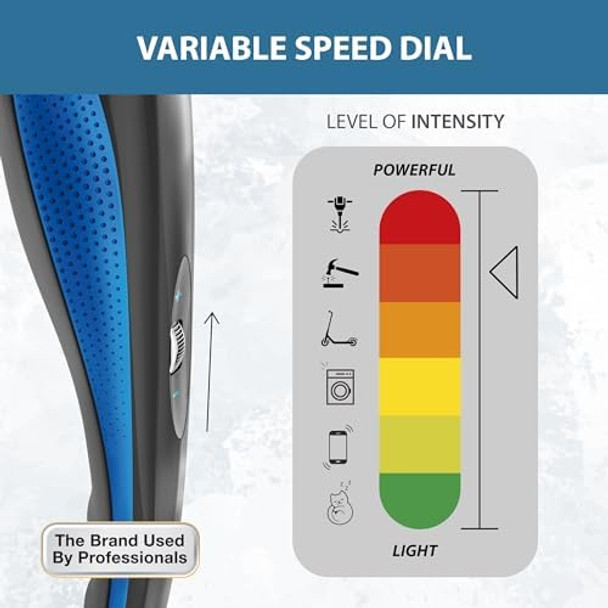 Wahl Lithium Ion Deep Tissue Long Handled Cordless Percussion Therapeutic Handheld Massager For Muscle, Back, Neck, Shoulder, Full Body Pain Relief – Fsa Eligible – Model 4232