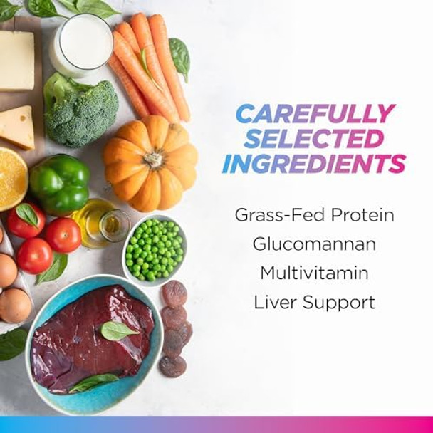 Livingood Daily Collagen Powder For Women & Men (Vanilla) - Grass-Fed Hydrolyzed Collagen Peptides, Protein & Multivitamins For Healthy Hair, Skin & Nails - Keto & Paleo, Gluten - 30 Servings