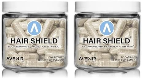 Hair Shield  Hair Skin And Nails Vitamins For Hair Growth And Stronger Nails, Biotin Vitamins With Calcium & Zinc For Women And Men, 120 Capsules
