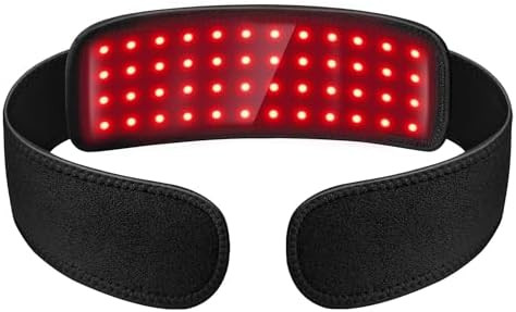 Red Light Therapy Belt For Neck, Portable Near Infrared Light Therapy For Face And Neck Chin Firming - Red Light Therapy Device Wearable Belt Neck Wrist Wrap Hand Unisex Gift