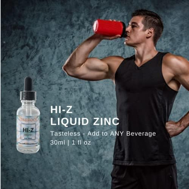 Hi-Z Zinc Immune Support Supplement  All Natural Liquid Zinc Supplement Dietary Supplement  All Natural Personal Care (1 Fl Oz  120 Servings) Hi-Z Zinc Immune Support Supplement  All Natural Liquid Zinc Supplement Dietary Supplement  All Natural Personal Care (1 Fl Oz  120 Servings)