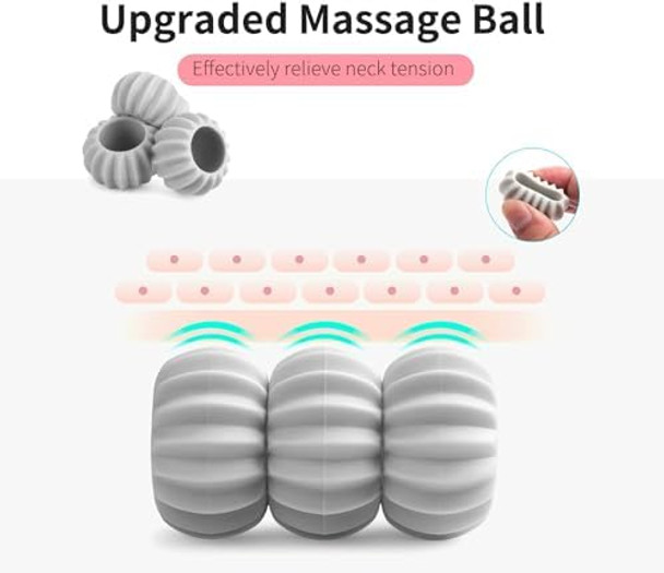Neck Bud Massage Roller, Finger Massager, Handheld Neck Roller Trigger Point Manual Tool For Deep Tissue For Back, Waist, Legs&Shoulder Pain Relief For Stress Muscle Relaxing (Blue)