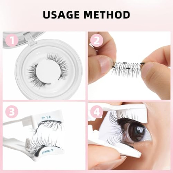 Krafty Magnetic Eyelashes, Krafty Magnetic Lashes Natural, No Glue Needed Eyelashes-Magnetic Lashes Kit, Reusable Natural Look Magnetic Lashes,Easy, Quick, Safe, Natural Krafty Magnetic Eyelashes, Krafty Magnetic Lashes Natural, No Glue Needed Eyelashes-Magnetic Lashes Kit, Reusable Natural Look Magnetic Lashes,Easy, Quick, Safe, Natural