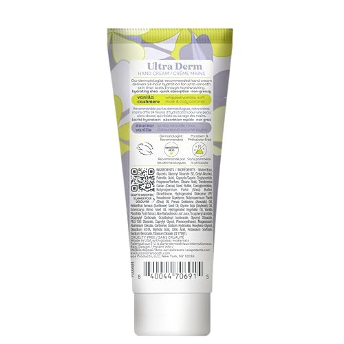 Eos Shea Better Hand Cream - Vanilla Cashmere  Instant Hydration + Lasting Protection  2.5 Oz