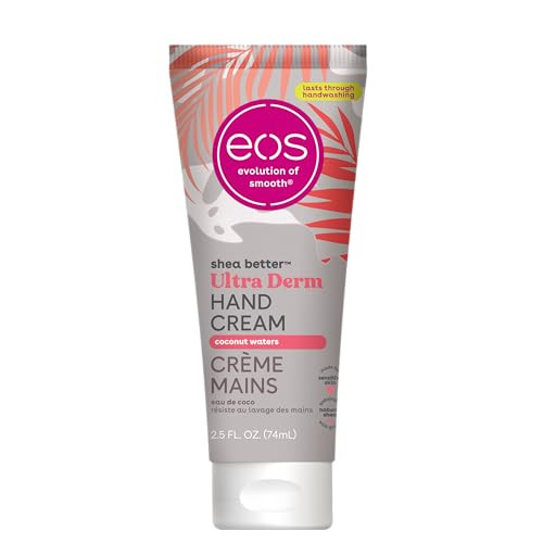 Eos Shea Better Hand Cream - Vanilla Cashmere  Instant Hydration + Lasting Protection  2.5 Oz