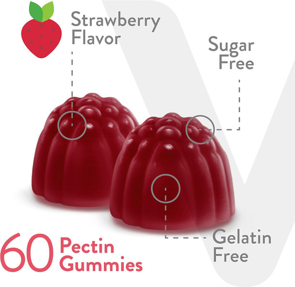 Vitamin B12 Gummies For Adults & Teens 1000Mcg, Sugar - Good For Energy, Metabolism, Natural Energy Support - Vegan, Gelatin Free, Gluten Free, Gmo - Tasty Chewable Strawberry Flavored Gummy