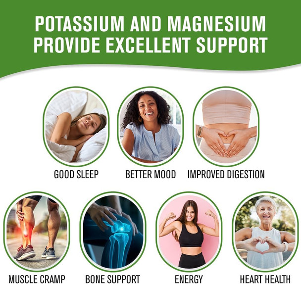 Naturalslim Magicmag C Magnesium Citrate Capsules – Magnesium Supplement With Natural Potassium  Sleep Support, Heart Health, And Muscle Cramp Relief  Gluten-Free, 100 Capsules (1 Pack)