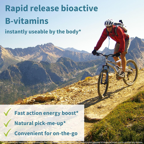 Super B-Complex Methylated Liquid B-Vitamin Effervescent Supplement, Fast Action Energy Drink, Caffeine & Sugar-Free, Orange Flavor, Vegan, 20 Tablets, By Igennus