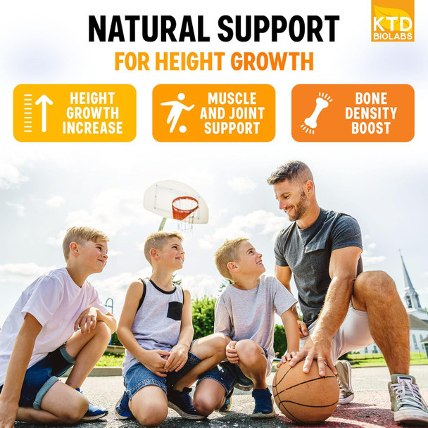 Height Growth Maximizer - Natural Height Booster Teen Vitamins - Made In Usa - Growth Pills To Reach Height & Grow Taller At Any Age - Height Increase Pills For Adults & Kids Growth