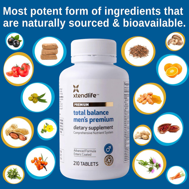 Xtendlife Total Balance Men'S Premium Dietary Supplement, 30 Day Supply (210 Count)
