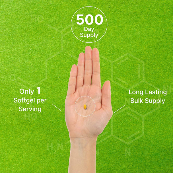 Deal Supplement Folic Acid 1000 Mcg (1 Mg), 500 Coconut Oil Softgels  Bioavailable Prenatal Vitamins (Vitamin B9) – 1,667 Mcg Dfe – Easy To Swallow, Non-Gmo, & No Gluten
