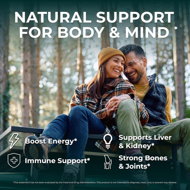 Grass Fed Beef Liver Capsules W/ Lions Mane For Energy, Focus & Memory  Grassfed Beef Liver Supplement Supports Full Body Wellness  Beef Organs Supplement For Men - Freeze Dried  30 Serving-120 Cnt