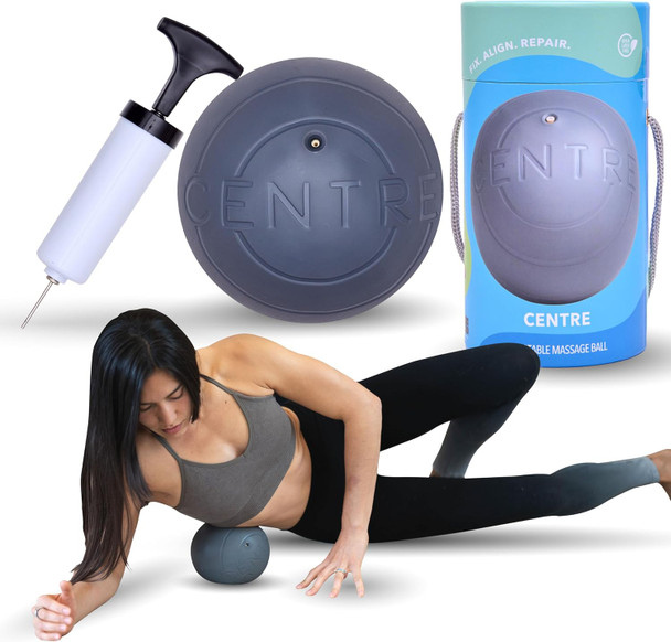 Rad Centre Myofascial Release Ball - Soft Therapy Ball For Abdominal, Neck, Stomach Massage - Deep Tissue Massager Psoas Release Ball - Pressure Point Ball, Yoga Ball, Mobility Ball