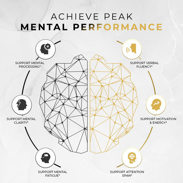Aceworkz Elite Brain - Nootropic Brain Supplement For Focus, Memory, & Mental Clarity - Alcar, Lions Mane, Ala, L-Theanine, Vitamin B Complex - Natural Energy, Caffeine-(60 Capsules) Aceworkz Elite Brain - Nootropic Brain Supplement For Focus, Memory, & Mental Clarity - Alcar, Lions Mane, Ala, L-Theanine, Vitamin B Complex - Natural Energy, Caffeine-(60 Capsules)
