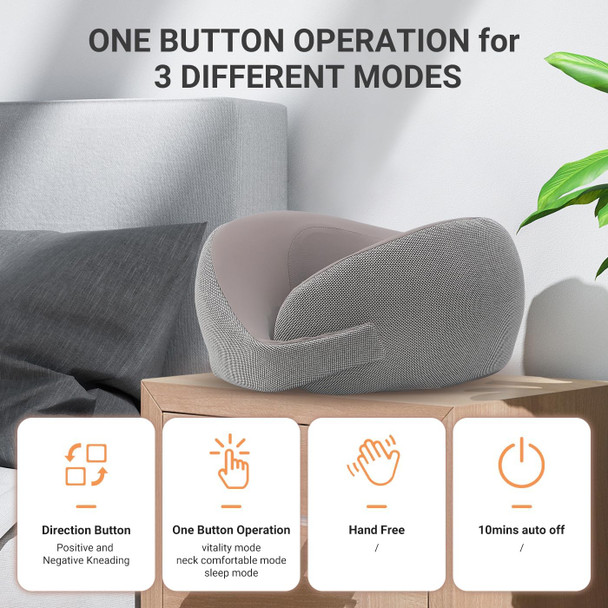 Neck Massager, Deep Tissue Kneading Massage Pillow With Heat For Neck And Shoulder, Electric Shiatsu Massage Cushion For Pain Relief And Relax At Home, Office And Travel