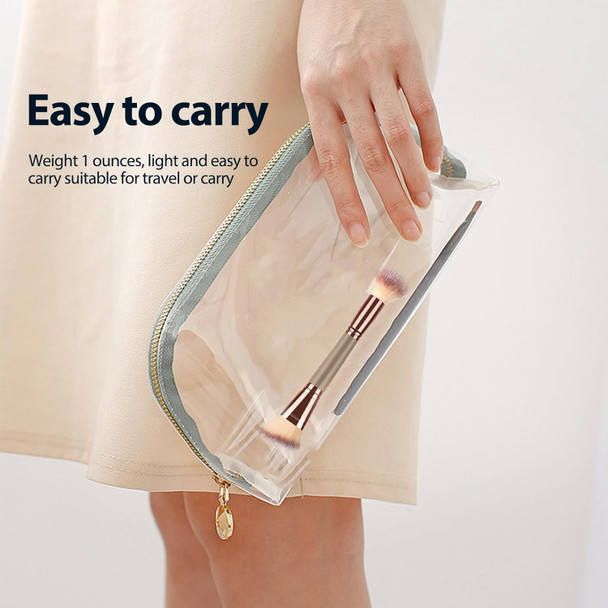 2Pack Dual-Ended Makeup Brushes For Contouring, Blending, And Bronzing - Angled Foundation Brush And Concealer Brush - Premium Luxe Hair For Flawless Application Of Liquid, Cream, And Powder Makeup