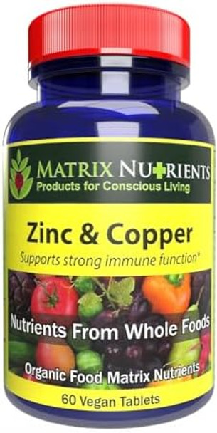 Zinc & Copper - Lab Tested For Highest Purity Fast Absorption, 100% Organic Natural Ingredients - Massive Immune Support - Repair Heart & Body - Vegan Tablets (60Ct) Zinc & Copper - Lab Tested For Highest Purity Fast Absorption, 100% Organic Natural Ingredients - Massive Immune Support - Repair Heart & Body - Vegan Tablets (60Ct)