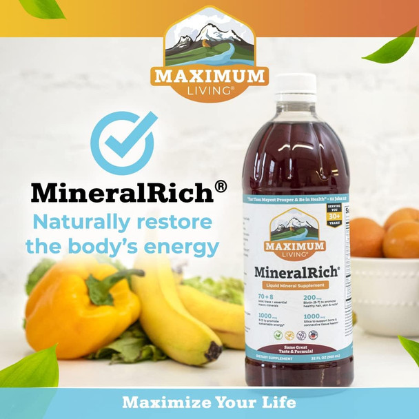Mineralrich Minerals Supplement - 32 Oz (32 Oz (Pack Of 1), Mineralrich)