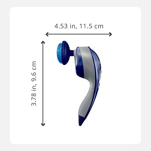 Homedics Thera-P Hot & Cold Handled Variable Speed Massager With 8 Custom Attachment For Sore Or Overworked Muscles