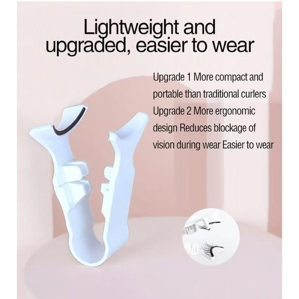 2Pair Magnetic Eyelashes, Natural Look, Reusable, 11Mm, No Glue, No Eyeliner, Clear Band, False Eyelashes With Applicator