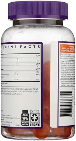 Chapter Vitamin C+ Gummies – 40% Less Sugar§, Excellent Source Of Vitamin C, Two Daily Gummies For Immune Support With Acerola Cherry, Vegan, Non-Gmo, Gluten Free, Citrus Flavored, 60Ct