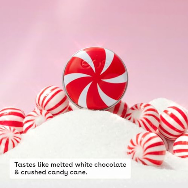 Eos Holiday Lip Scrub Exfoliator- Candy Cane Sugar Scrub, Limited-Edition Moisturizing Lip Treatment, Stocking Stuffers, 0.56 Oz