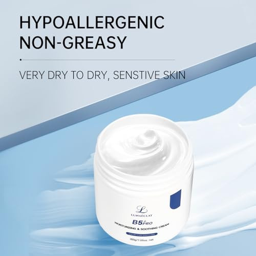 B5 Pro+ Moisturising & Soothing Cream More Vitamin B5 For Dry & Sensitive Skin,Face,Body,Hand Moisturizer,Centella Asiatica Extract,Increases Skin Elasticity & Hydration（200G / 7.05Oz）