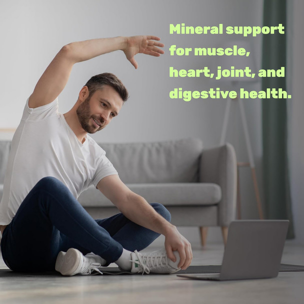 Deal Supplement Magnesium Glycinate 500Mg, 240 Veggie Capsules  Chelated For Easy Absorption  Highly Purified Essential Trace Mineral For Muscle, Joint, Heart, & Digestive Health